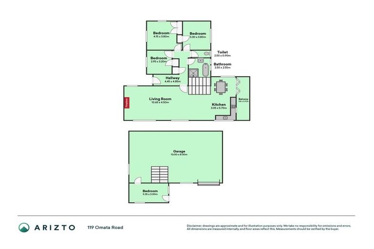 Photo of property in 119 Omata Road, Marfell, New Plymouth, 4310