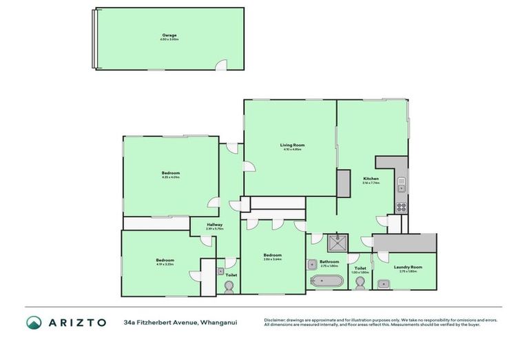 Photo of property in 34a Fitzherbert Avenue, Springvale, Whanganui, 4501