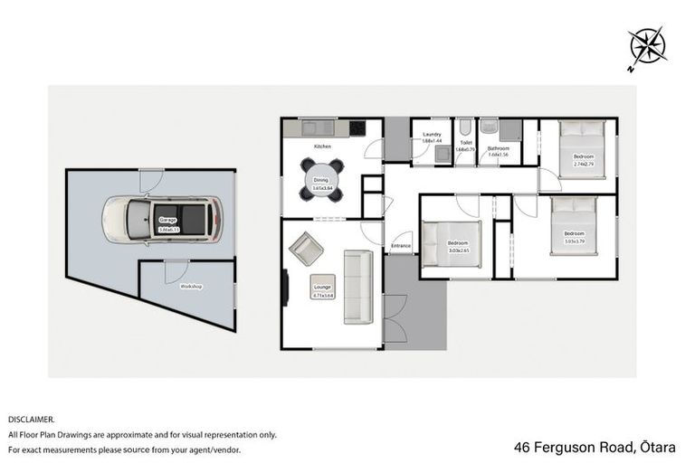 Photo of property in 46 Ferguson Road, Otara, Auckland, 2023