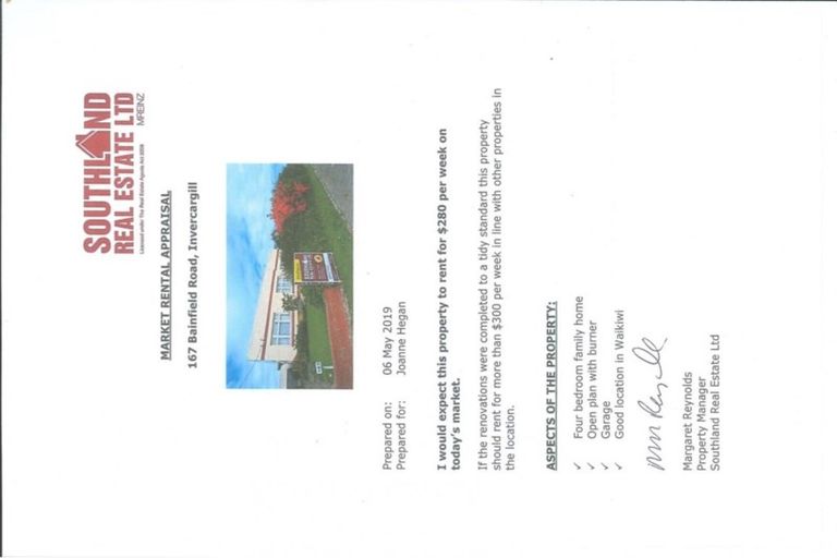 Photo of property in 167 Bainfield Road, Waikiwi, Invercargill, 9810