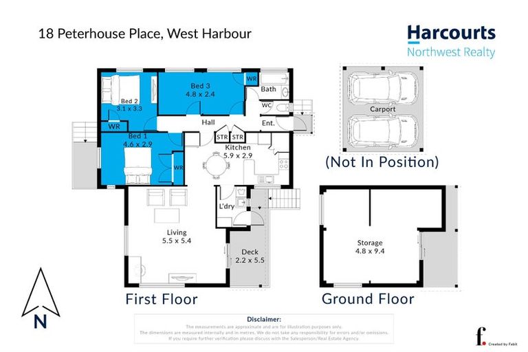 Photo of property in 18 Peterhouse Place, West Harbour, Auckland, 0618