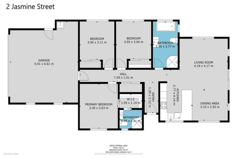 Photo of property in 2 Jasmine Street, Woodend, 7610