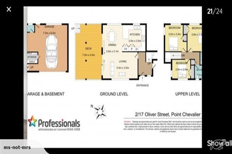 Photo of property in 2/17 Oliver Street, Point Chevalier, Auckland, 1022