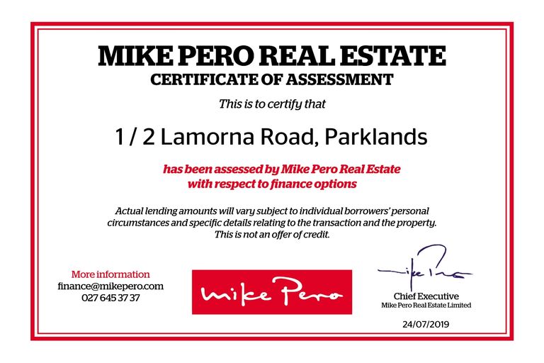 Photo of property in 1/2 Lamorna Road, Parklands, Christchurch, 8083