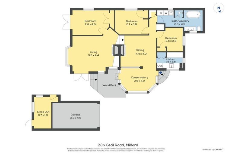 Photo of property in 2/23 Cecil Road, Milford, Auckland, 0620