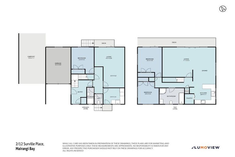 Photo of property in 2/12 Surville Place, Mairangi Bay, Auckland, 0630