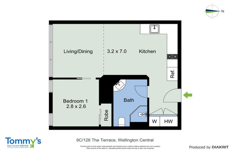 Photo of property in Terrace Tower Apartments, 9c/126 The Terrace, Wellington Central, Wellington, 6011