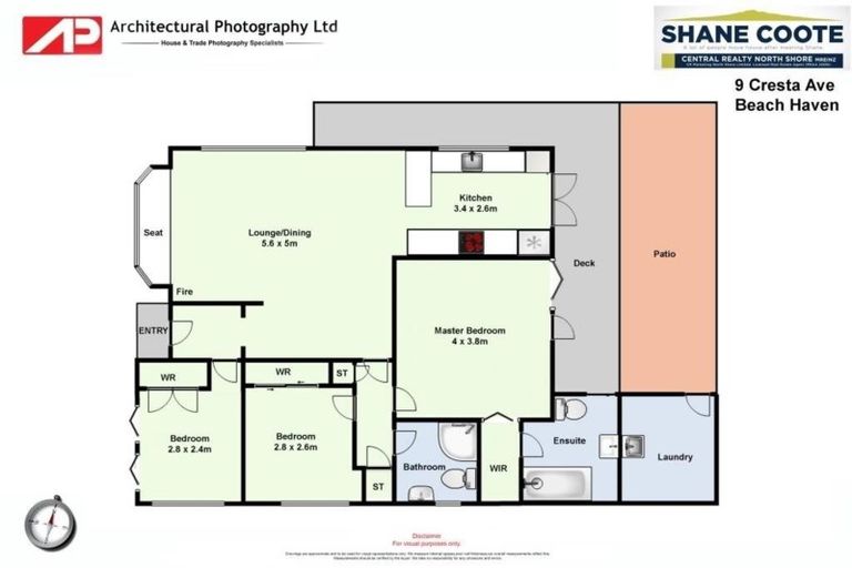 Photo of property in 1/9 Cresta Avenue, Beach Haven, Auckland, 0626