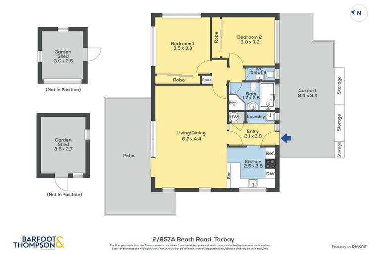 Photo of property in 2/957a Beach Road, Torbay, Auckland, 0630