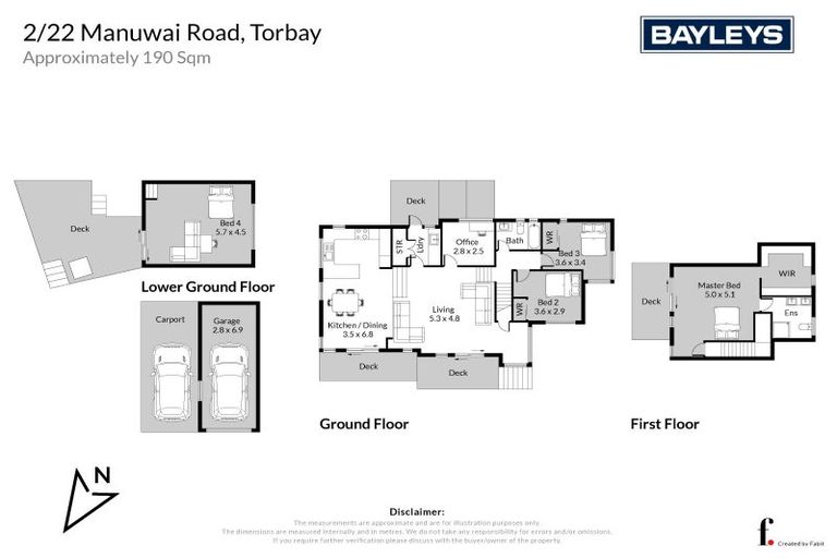 Photo of property in 1/22 Manuwai Road, Torbay, Auckland, 0630