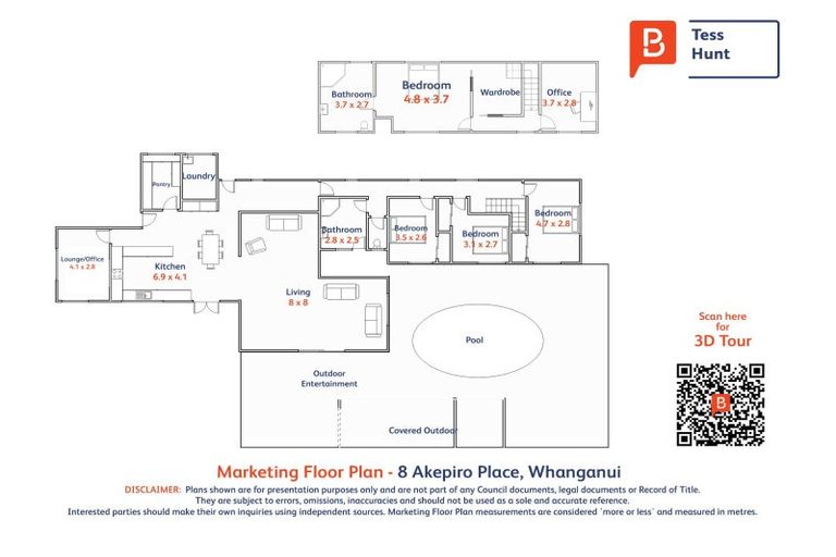 Photo of property in 8 Akepiro Place, Tawhero, Whanganui, 4501