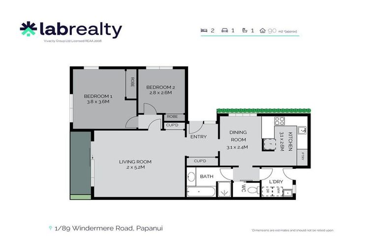 Photo of property in 1/89 Windermere Road, Papanui, Christchurch, 8053