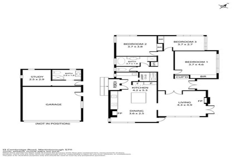 Photo of property in 13 Cambridge Road, Martinborough, 5711