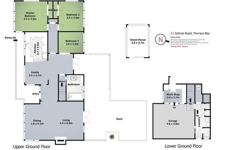 Photo of property in 13 Jellicoe Road, Murrays Bay, Auckland, 0630