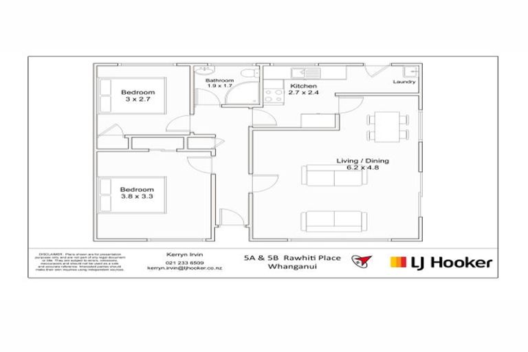 Photo of property in 5b Rawhiti Place, Saint Johns Hill, Whanganui, 4501