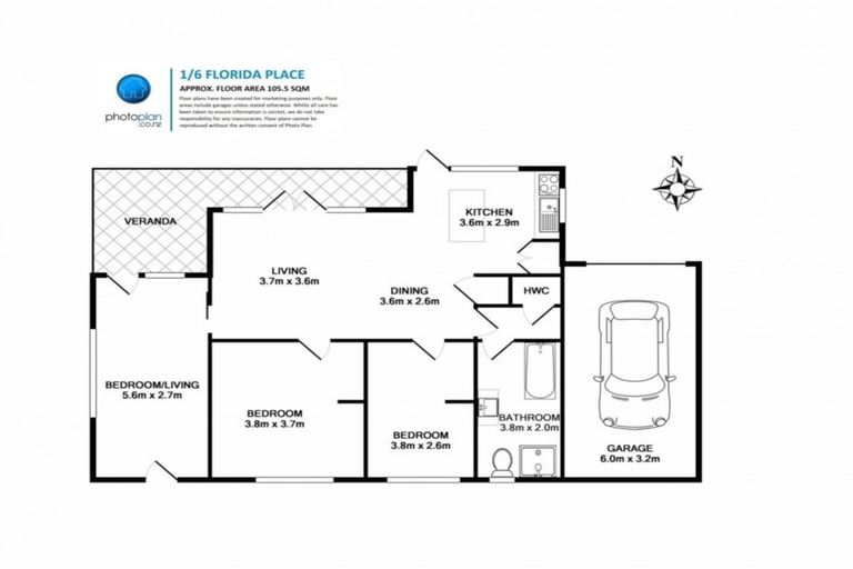 Photo of property in 1/6 Florida Place, Cambridge, 3434