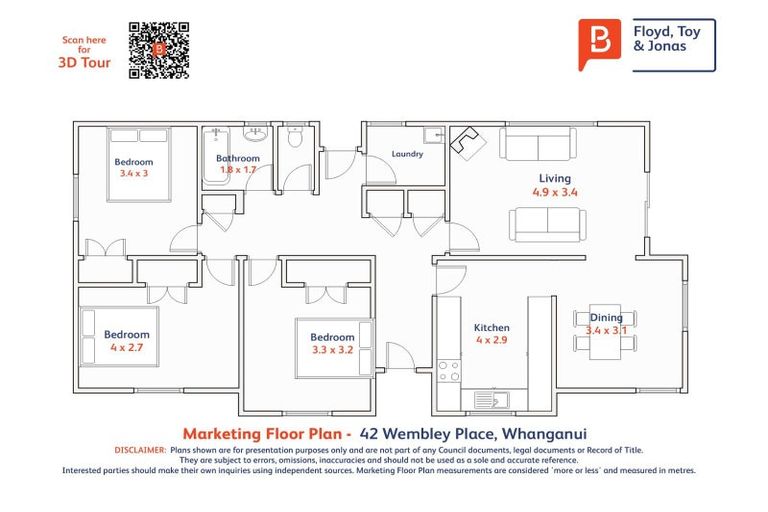 Photo of property in 42 Wembley Place, Whanganui East, Whanganui, 4500