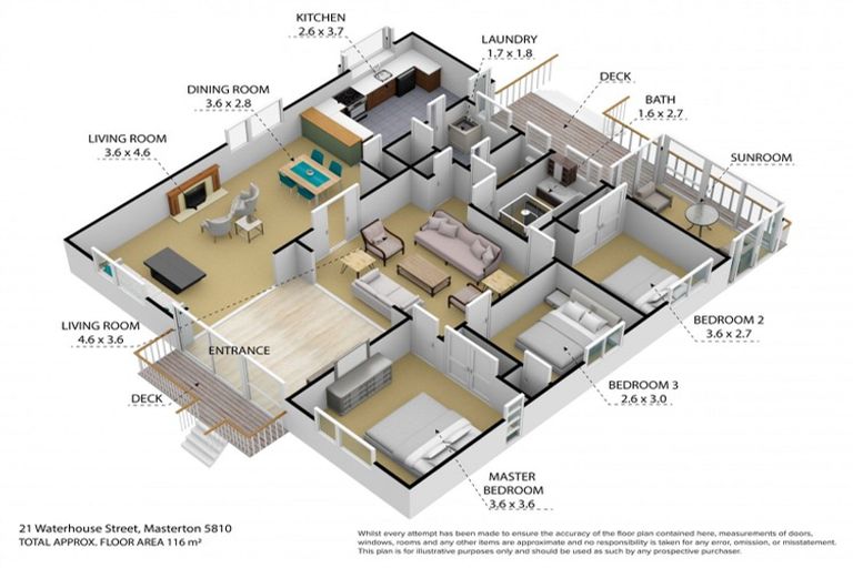 Photo of property in 21 Waterhouse Street, Masterton, 5810