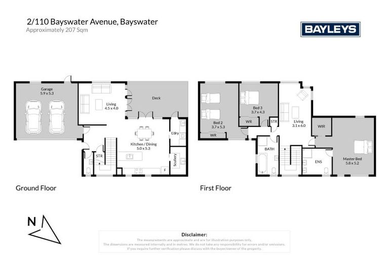 Photo of property in 2/110 Bayswater Avenue, Bayswater, Auckland, 0622