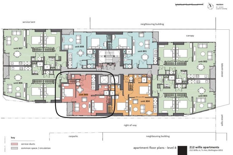 Photo of property in 805/212 Willis Street, Te Aro, Wellington, 6011