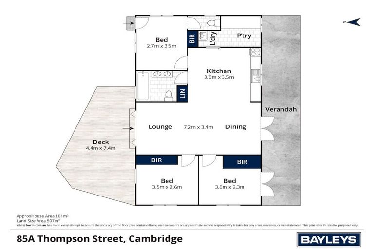 Photo of property in 85a Thompson Street, Leamington, Cambridge, 3432