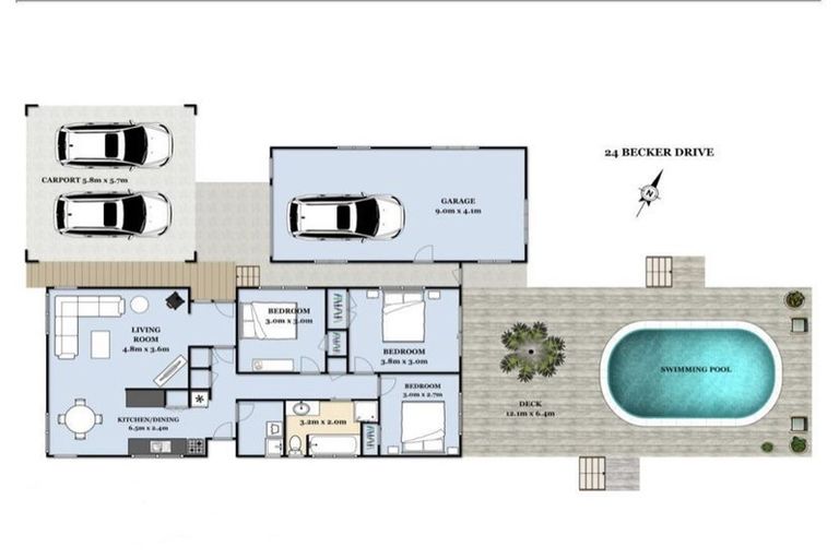 Photo of property in 24 Becker Drive, Weymouth, Auckland, 2103