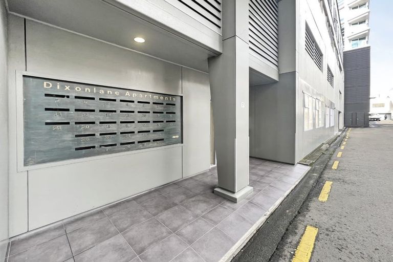 Photo of property in Dixonlane Apartments, 9/7 Feltex Lane, Te Aro, Wellington, 6011