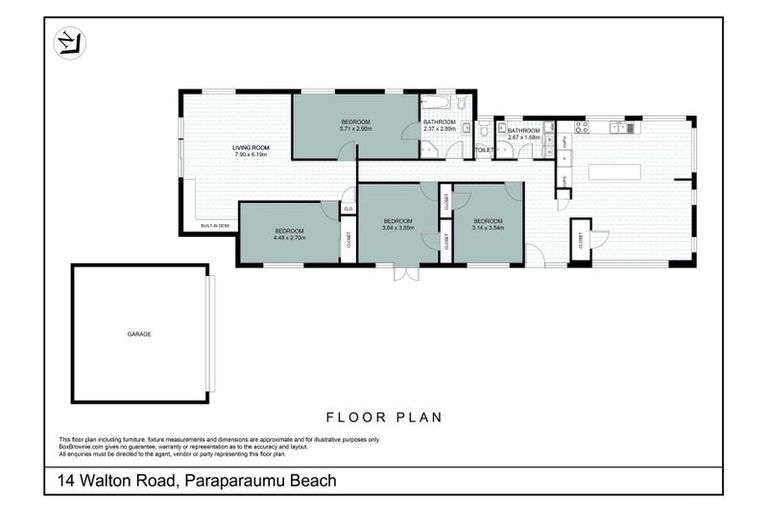 Photo of property in 14 Walton Road, Paraparaumu Beach, Paraparaumu, 5032