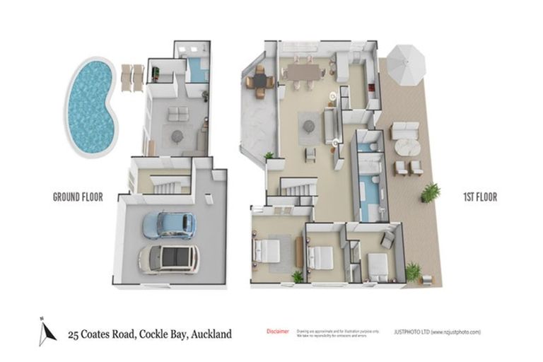 Photo of property in 25 Coates Road, Cockle Bay, Auckland, 2014