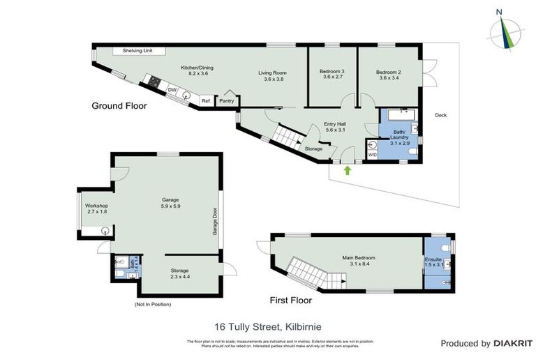 Photo of property in 16 Tully Street, Kilbirnie, Wellington, 6022