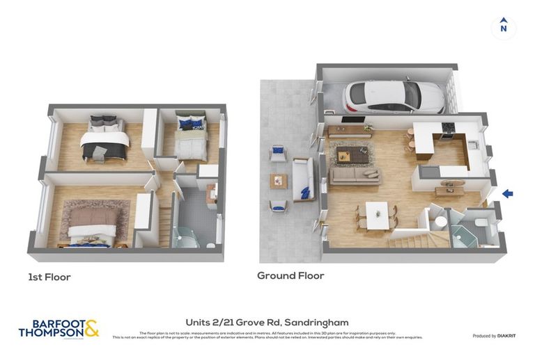 Photo of property in 2/21 Grove Road, Sandringham, Auckland, 1025