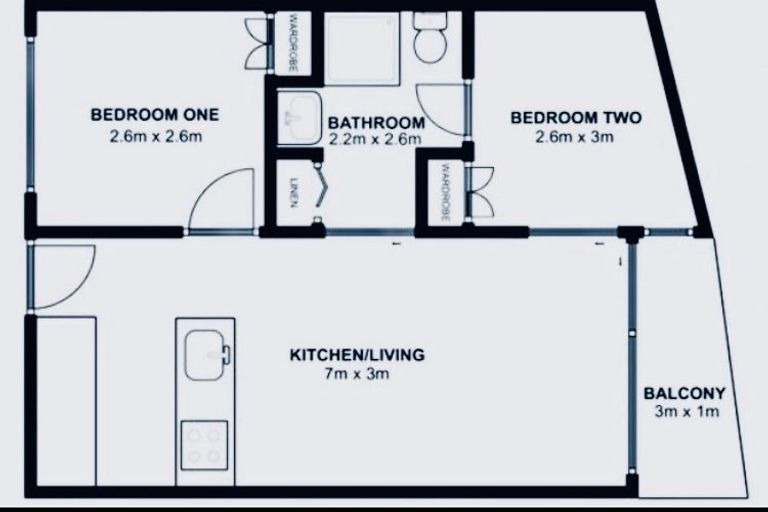 Photo of property in Soho Apartments, 512/74 Taranaki Street, Te Aro, Wellington, 6011