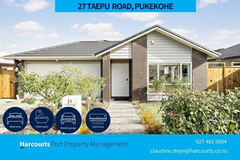 Photo of property in 27 Taepu Road, Pukekohe, 2120