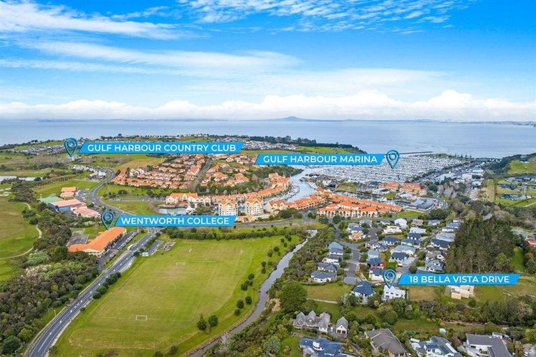 Photo of property in 18 Bella Vista Drive, Gulf Harbour, Whangaparaoa, 0930