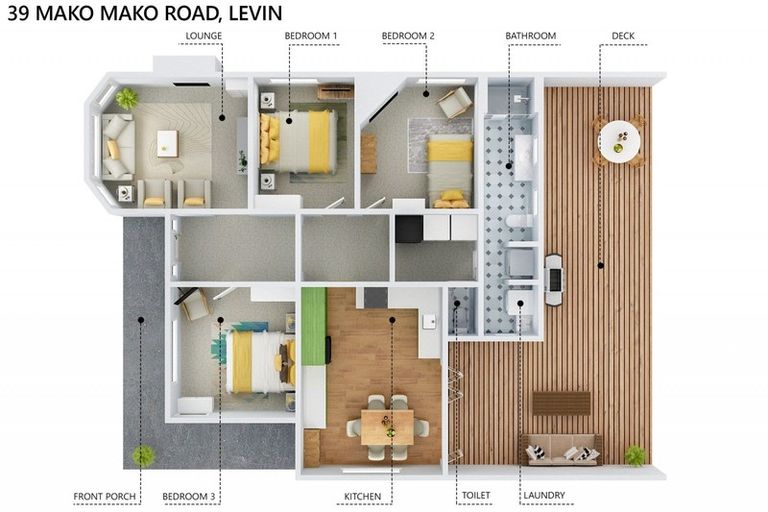 Photo of property in 39 Mako Mako Road, Levin, 5510