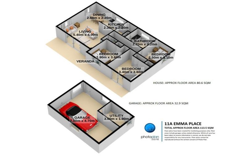 Photo of property in 11a Emma Place, Pukete, Hamilton, 3200