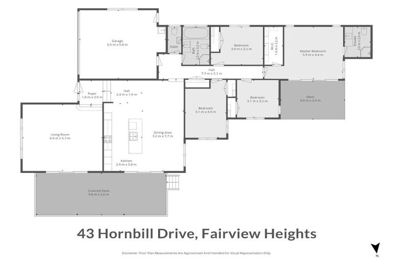 Photo of property in 43 Hornbill Drive, Fairview Heights, Auckland, 0632