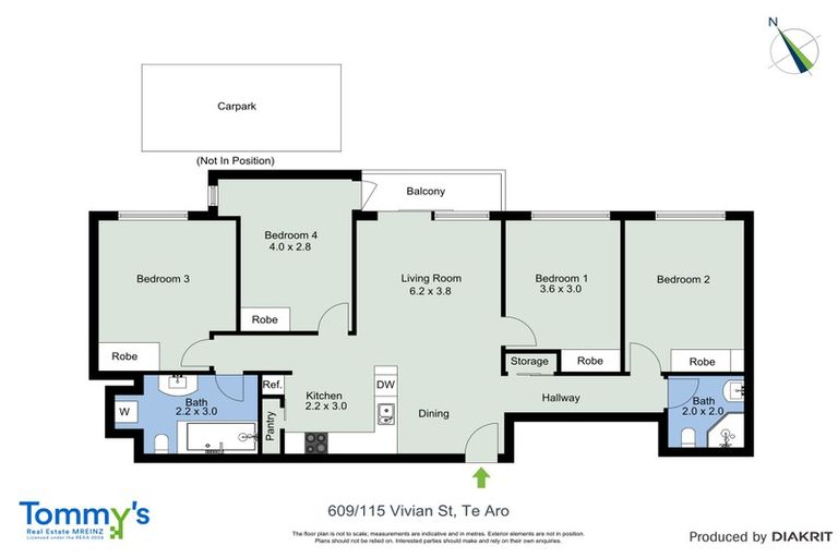 Photo of property in City Lodge, 609/115 Vivian Street, Te Aro, Wellington, 6011