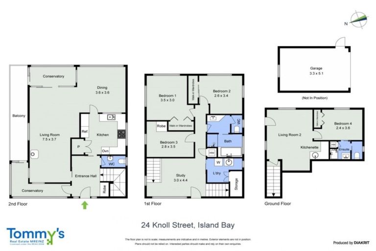 Photo of property in 24 Knoll Street, Island Bay, Wellington, 6023