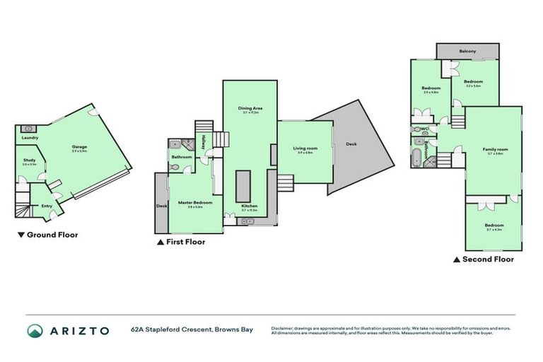 Photo of property in 1/62 Stapleford Crescent, Browns Bay, Auckland, 0630