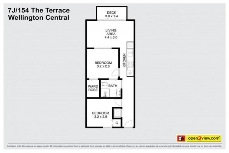 Photo of property in Atrium Towers, 7j/154 The Terrace, Wellington Central, Wellington, 6011
