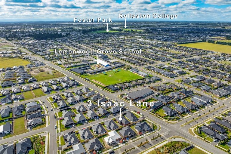 Photo of property in 3 Isaac Lane, Rolleston, 7614