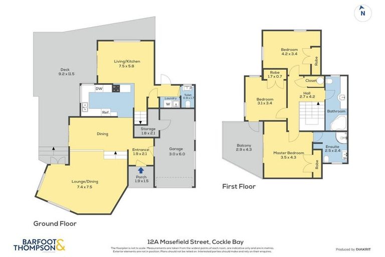 Photo of property in 1/12 Masefield Street, Cockle Bay, Auckland, 2014