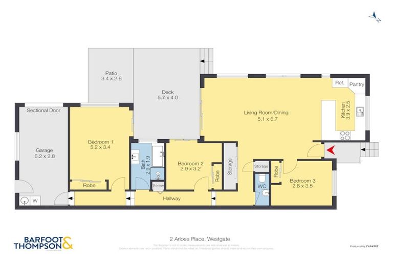 Photo of property in 2 Arlose Place, Westgate, Auckland, 0614