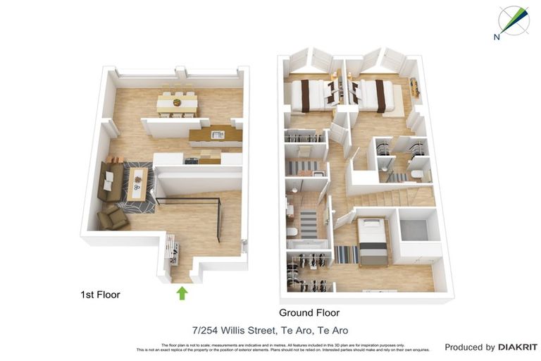 Photo of property in Augusta Apartments, 7/254 Willis Street, Te Aro, Wellington, 6011