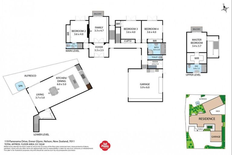 Photo of property in 119 Panorama Drive, Enner Glynn, Nelson, 7011