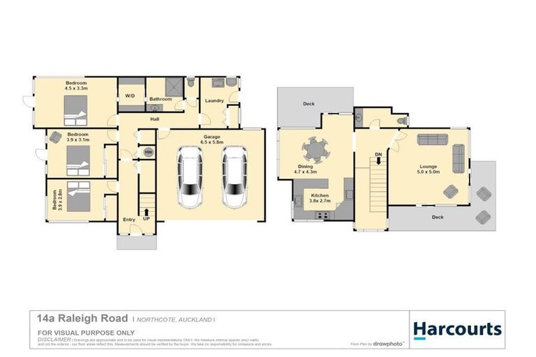 Photo of property in 2/14 Raleigh Road, Northcote, Auckland, 0627