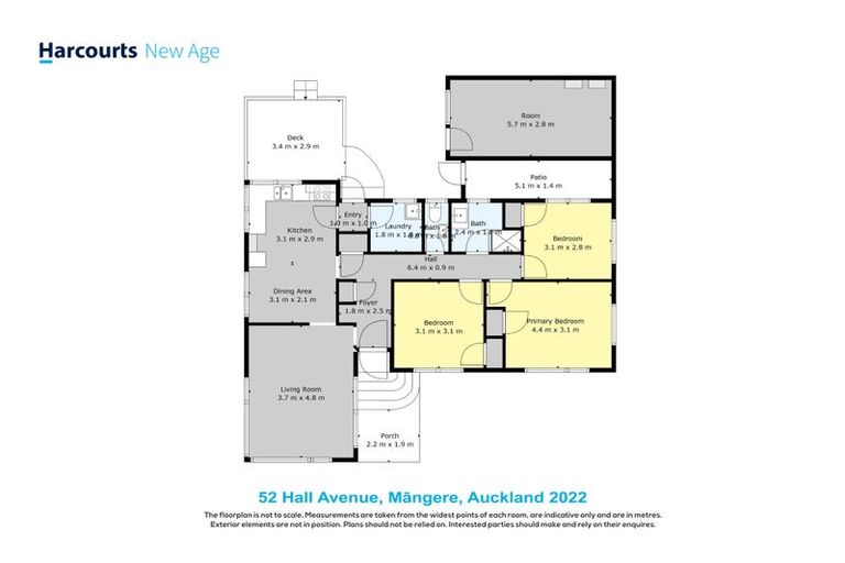 Photo of property in 52 Hall Avenue, Mangere, Auckland, 2022
