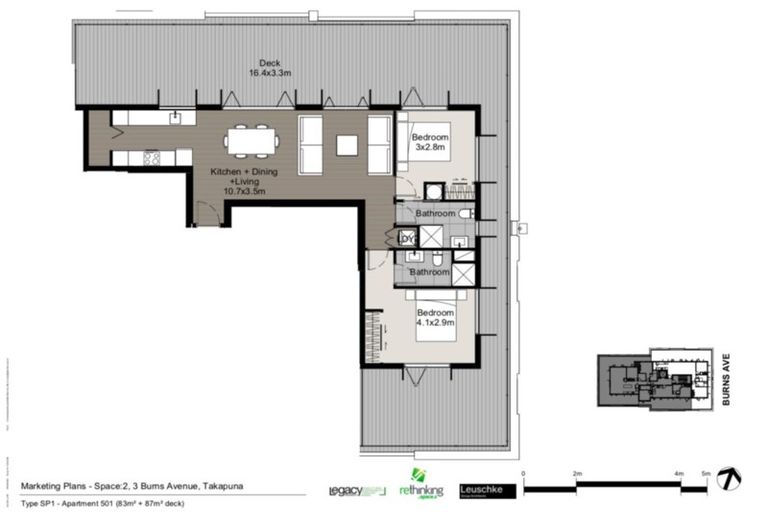 Photo of property in 3 Burns Avenue, Takapuna, Auckland, 0622