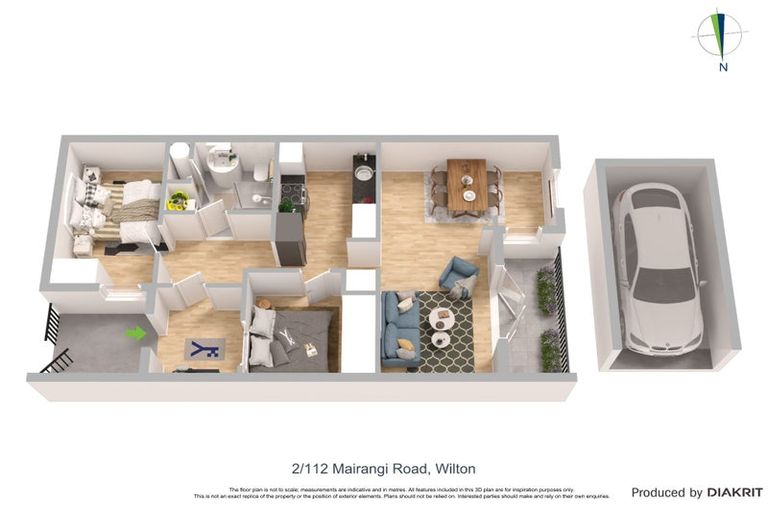 Photo of property in 2/112 Mairangi Road, Wilton, Wellington, 6012